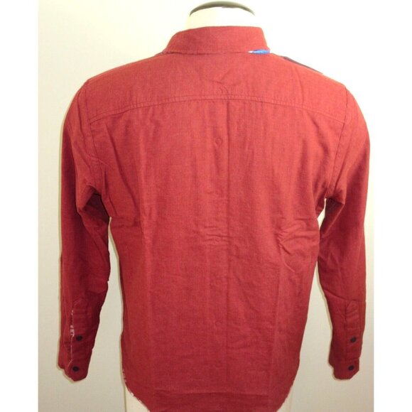 Southern Tide Men's Reversible Melbourne LS Plaid Shirt Heather Tuscany Red NWT - Picture 7 of 7